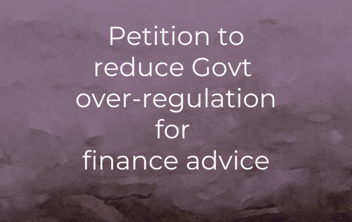 financial advice petition image