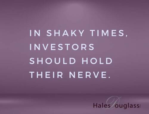In shaky times, investors should hold their nerve