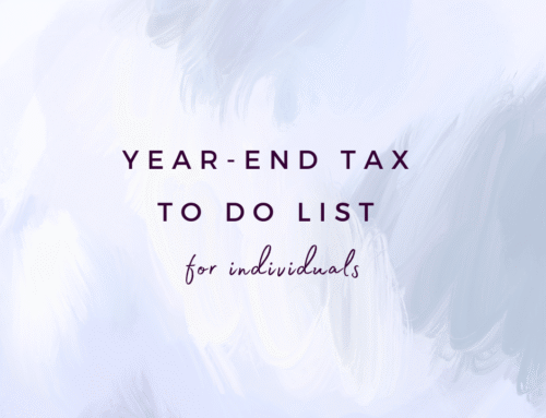 Tax To Do List for Individuals