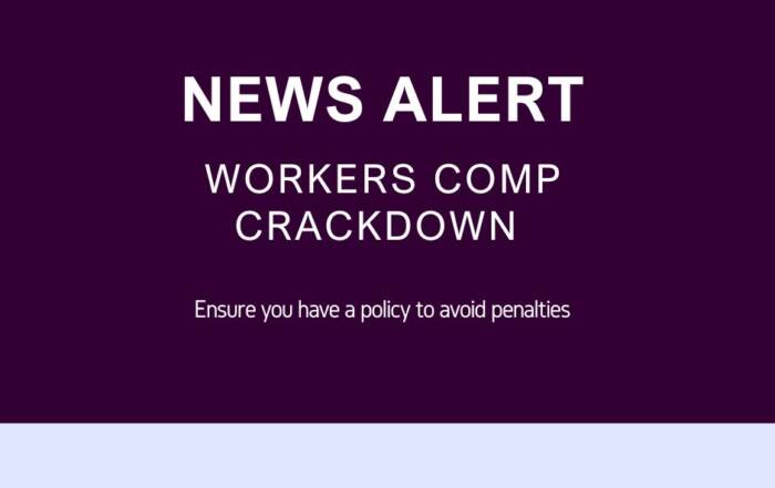 Workers Comp Crackdown